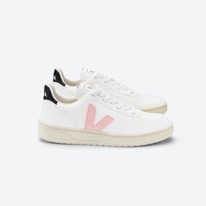 VEJA V-10 Sneakers White Pink Black Size 38/7